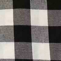 Tissu Brocart Tricoté Teint en Fil de Polyester et Coton, Motif Carreaux, Résistant à l'Abrasion, pour Vêtements Garçons et Filles, 160 g/m², Vente Directe Usine
