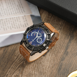 Regalo di san valentino portafogli squisiti scatola orologio + portafoglio + cintura + occhiali set portafoglio da <span class=keywords><strong>uomo</strong></span> combinato 4 pezzi - Product Image 5