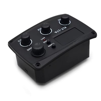 Préampli pour guitare acoustique avec égaliseur 3 bandes et accordeur numérique KLT-17A