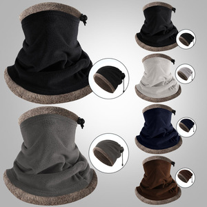 Unisex Cycling Neck Warmer Hat Windproof Warm Face Mask Multi-purpose Outdoor Earmuff Cover Black Dark Gray Navy Blue White - Product Image 1