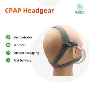 Correa de Repuesto para <span class=keywords><strong>Mascarilla</strong></span> CPAP <span class=keywords><strong>N20</strong></span>, Color Rosa Suave, Compatible con la <span class=keywords><strong>Mascarilla</strong></span> <span class=keywords><strong>AirFit</strong></span> <span class=keywords><strong>N20</strong></span> con Clips Mejorados - Product Image 2