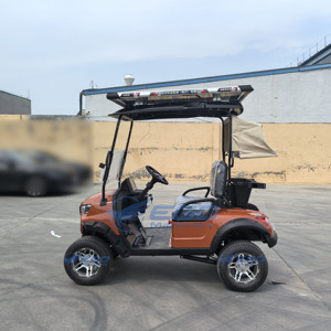 Voiturette de golf électrique orange la plus vendue en 2025, certifiée CE, pour le tourisme, véhicule électrique - Product Image 4