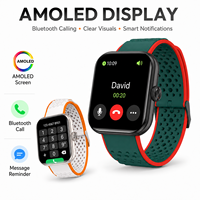 Reloj Inteligente Personalizado UB6Pro de Fábrica OEM con Pantalla AMOLED Cuadrada, Llamadas, Monitor de Ritmo Cardíaco y Rastreador de Actividad Física para Mujeres u Hombres