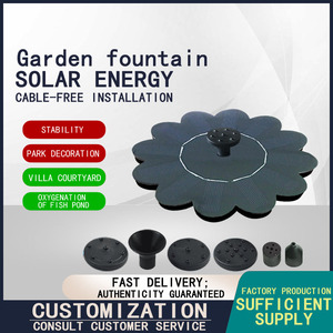 1.4W a forma di fiore Fontana di Energia solare senza batteria <span class=keywords><strong>per</strong></span> il <span class=keywords><strong>giardino</strong></span> e stagno - Product Image 2