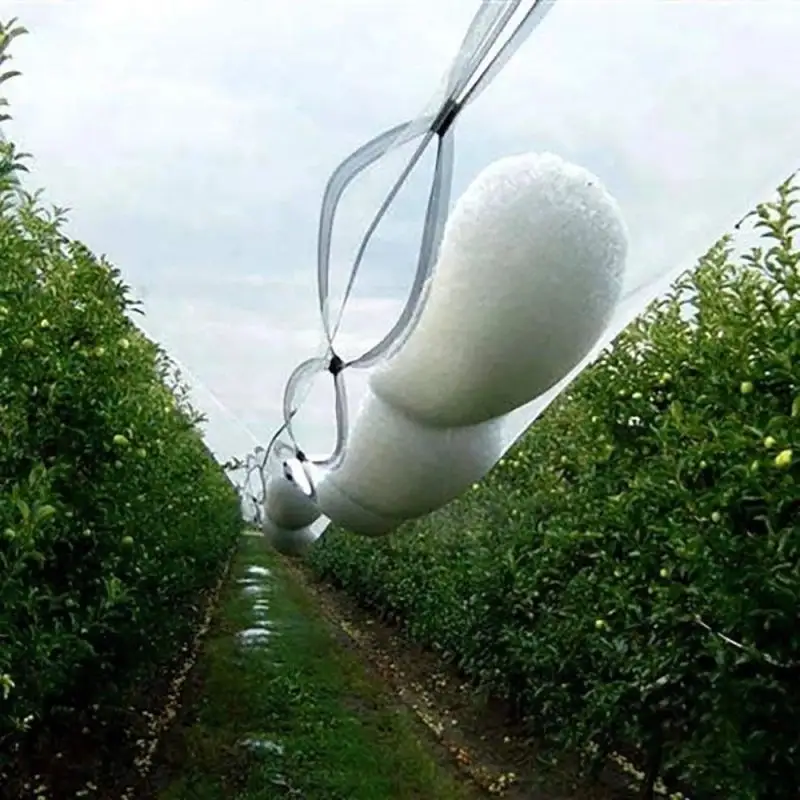 Anti hail ağları bahçe agro meyve ağacı için % 100% bakire hdpe örme dokuma örgü