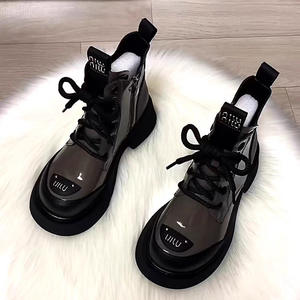 Bottines <span class=keywords><strong>Martin</strong></span> britanniques pour femmes, nouvelle collection 2026, semelle épaisse, bottes hautes d'automne et d'hiver, bottes courtes tendance - Product Image 5