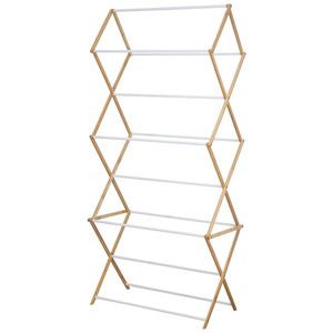 X Shape Folding <b>Drying</b> <b>Rack</b> Portable Standing Type Clothes Organizer For Home And Salon Use - Product Image 5