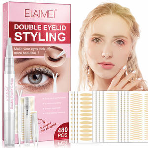 Vente en gros de produits de beauté, 480 pièces de patchs de style pour paupières double face, ruban de lifting des cils, sans colle, invisible, autocollant coréen pour paupières doubles - Product Image 1