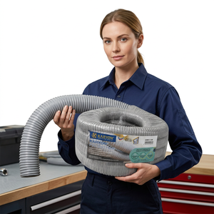 KARYON Flexible PVC Ventilation Hose Helix Reinforced Dust Collection Exhaust Air Duct Industrial Transfer Pipe 20M 30M - Product Image 1