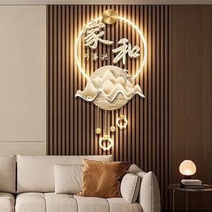 Décoration artistique, lampe LED en acrylique, peinture d'animaux, nature morte, impression UV, décoration murale en porcelaine cristalline - Product Image 4