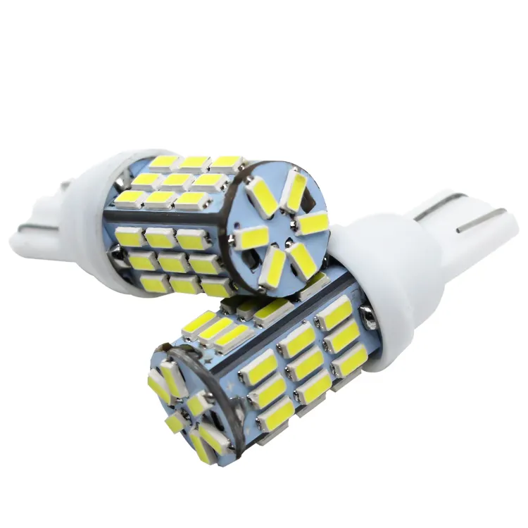 China Fabricante de soquetes T10 brancos de alta qualidade 42smd para carros com luz LED interior 12V 24V Lâmpada giratória Canbus sem erros