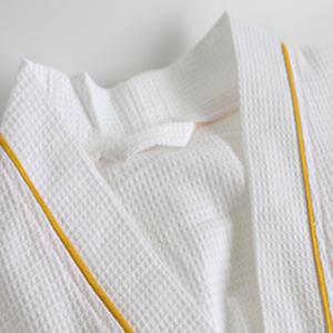 Albornoz de algodón blanco Xinshang para adultos, suave, para spa y hotel - Product Image 3