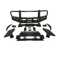 Pare-chocs avant de tubulaire en acier noir, accessoires de voiture pour voitures, pare-choc avant, poudre robuste, pour Toyota Hilux Revo Vigo