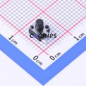 TC-1150DL-5.5H-160 Tactile Switch Through hole Switch Single Pole Single Throw Round Button 1.6N Right Angle Insert - Product Image 1