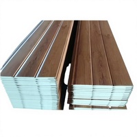 Panneau mural isolant thermique extérieur en PU sculpté métallique, moderne, imperméable et résistant à l'humidité, pour la construction d'hôtels et de villas