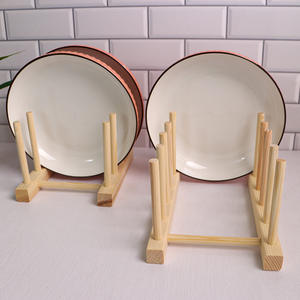 Üreticinin hazır çift katmanlı ahşap mutfak eşyası depolama raf şarap çay kitap yemek tutucu toptan - Product Image 4