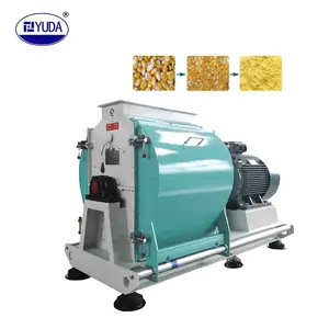 YUDA tipo martillo trituradora trigo maíz grano martillo molinos máquina de molienda para la venta