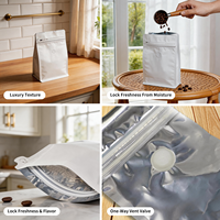 Sacs d'emballage pour thé personnalisés disponibles, ainsi que des sachets octogonaux scellés à fond plat pour échantillons de thé ou distribution de grains de café.