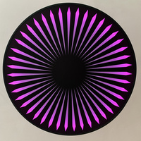 Lámpara Colgante LED Redonda Estilo Tech con Efecto Starburst, RGB, Dinámica, para Proyectos de Iluminación de Tiendas de Juguetes Modernas