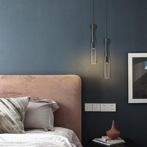 Lámpara de Techo de Lujo para Dormitorio Pequeño, Tubo de Cobre Puro, Vidrio, CA, Una Sola Cabeza, Lámpara de Noche de Cobre de Lujo para Dormitorio - Product Image 4