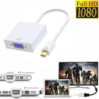 Adaptateur SYONG Mini vers VGA, adaptateur Mini DP DisplayPort vers VGA mâle vers femelle pour ThinkPad SurfacePro PC