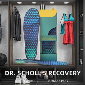 แผ่นรองรองเท้า Revitalize Recovery PU Comfort Orthotic ป้องกันกลิ่น ลดความเมื่อยล้าและความเจ็บปวดจากความเครียด สำหรับทุกเพศ ขนาด 8-14 1 คู่ - Product Image 2