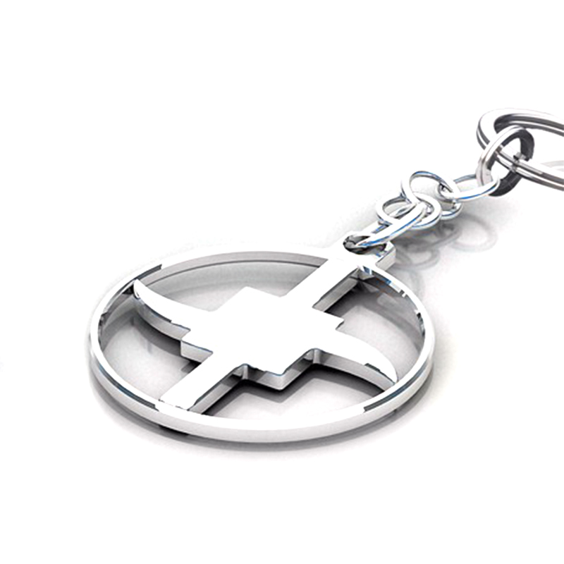 Оптовая Продажа цинковый сплав сублимации металлический дом строп брелок для ключей