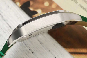 Reloj mecánico de moda con cristal de zafiro, puntero, correa de cuero impermeable, elegante reloj de negocios para mujer, correa de reloj verde - Product Image 6