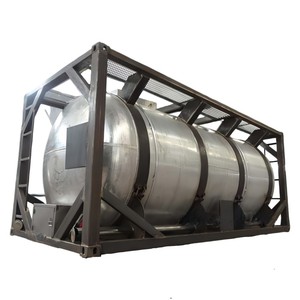Conteneur-citerne ISO industriel 20FT 40FT pour le transport de produits chimiques liquides inflammables, sodas, alcalis et acides en vrac - Product Image 1