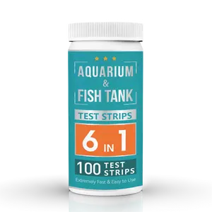 6 in 1 akvaryum balık su Test şeridi. Betta ve Marine Aquaponics için tatlı su test kiti. Tank pH Test kiti