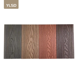 Revêtement de <span class=keywords><strong>sol</strong></span> pour terrasse extérieure terrasse en wpc plancher en bois 3d extérieur planche de terrasse composite en wpc plancher en wpc résistant aux fissures - Product Image 1