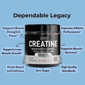 Goma de creatina monohidratada OEM de alta calidad, goma de creatina sin azúcar, goma de creatina de 5000mg - Product Image 3