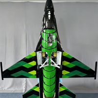 Nouveau pour FMS Hobby 6CH 2.4G EDC 64mm F16 Fighting Falcon Jet de combat RC PNP 40A ESC Moteur sans balais EPO 2.4G 6CH Télécommande