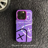Coque Designer Tendance pour PC Téléphone iPhone 7 8 XR XS 11 12 13 14 Mini 15 16 Plus Pro Max – Coque Gertrude avec Étuis Élégants