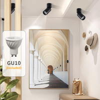 Spot encastré LED GU10 réglable au design moderne en aluminium pour hôtel et salon