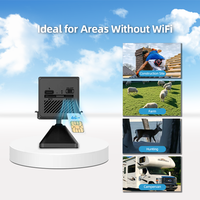 Kamera Keamanan Mini 4G 2K PIR 950nm Tanpa Cahaya IR Tak Terlihat Penglihatan Malam Cerdas Kamera CCTV Kamera Keamanan Rumah