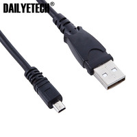 Dailyetech 1,5 m cámara Digital Cable USB de datos Cable para Nikon Coolpix L19 L20 L100 S620 S6000 S6100 S620 UC-E6