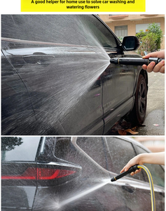 Bộ dụng cụ tưới nước bằng súng phun nước áp lực cao bằng kim loại di động, có thể điều chỉnh lưu lượng, dùng cho tưới tiêu sân vườn, nhà cửa và rửa xe - Product Image 5