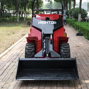 Mini-chargeuse compacte à roues multi-usages avec kit d'accessoires complet pour la construction agricole et la rénovation - Product Image 6