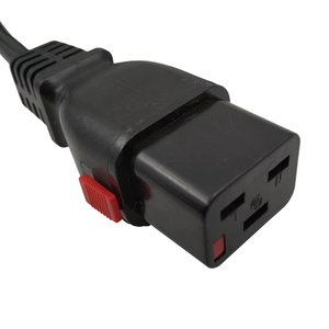 Cable de Alimentación con Bloqueo IEC <span class=keywords><strong>C20</strong></span> Macho a IEC C19 Hembra, 16A 250V, H05VV-F 3G1.5mm², Cable de Alimentación de Servidor de Alta Resistencia para Servidor/UPS - Product Image 4