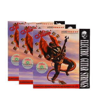 Alice Cordes de <span class=keywords><strong>guitare</strong></span> électrique A506 Pièces de <span class=keywords><strong>guitare</strong></span> électrique Cordes Set in Bulk Split Strings - Product Image 2