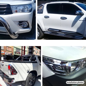 ชุดแต่งรถยนต์โครเมียมสีทองคำ ยี่ห้อ KQD ขายดี รับผลิตแบบ OEM/ODM สำหรับรถยนต์โตโยต้า ไฮลักซ์ รีโว่ ปี 2016 ขึ้นไป - Product Image 3