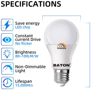 Led E27 New Model Energy Saving Light Indoor Lighting 5W 7W 9W 12W 15W 18W 24W B22 E27 Led Bulb Light Lamps