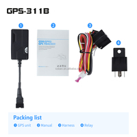 Pelacak GPS Mini Auto 2g Rastreador GPS untuk Sistem Pelacakan Sepeda Motor Mobil COBAN 311 Kontrol APP&SMS Pelacak GPS