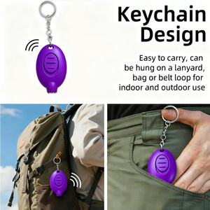 OEM tùy chỉnh chất lượng cao ghi âm giọng nói KEYCHAIN-mô-đun phát lại giọng nói đa màu sắc với Thông báo bằng giọng nói - Product Image 1