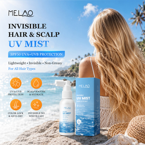 <span class=keywords><strong>Spray</strong></span> per Capelli OEM Personalizzato con <span class=keywords><strong>Protezione</strong></span> <span class=keywords><strong>Solare</strong></span> UV Invisibile SPF <span class=keywords><strong>50</strong></span> UVA UVB, Resistente all'Acqua, con Rosmarino e Vitamina E - Product Image 1