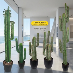 OH ARTS <span class=keywords><strong>Cactus</strong></span> Saguaro <span class=keywords><strong>Artificial</strong></span> Anti-UV, Planta de <span class=keywords><strong>Cactus</strong></span> Columnar <span class=keywords><strong>Artificial</strong></span> en Maceta para Paisajismo de Desiertos al Aire Libre y Decoración Moderna - Product Image 5