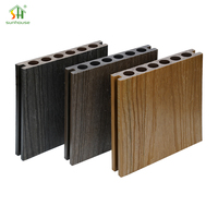 Plancher de terrasse en WPC pour patio, jardin, balcon, terrasse, bord de piscine, installation facile