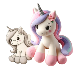 Jouet en peluche doux <span class=keywords><strong>personnalisé</strong></span> avec logo, jouet en peluche <span class=keywords><strong>licorne</strong></span> <span class=keywords><strong>personnalisé</strong></span>, <span class=keywords><strong>porte</strong></span>-clés en peluche <span class=keywords><strong>licorne</strong></span> <span class=keywords><strong>personnalisé</strong></span>, vente en gros - Product Image 1