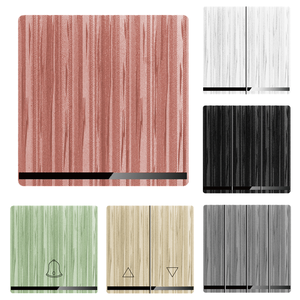 Las últimas tiras de PC de fabricación profesional Enchufe de pared de un solo polo 16A UK 1/2/3/4 Gang 1/2 Way disponible Negro Verde Rosa - Product Image 1